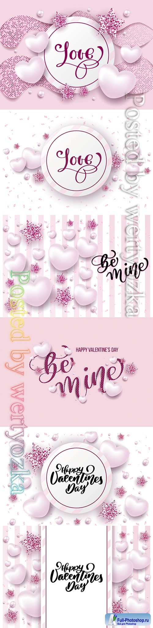 Happy valentine day festive sparkle layout template design