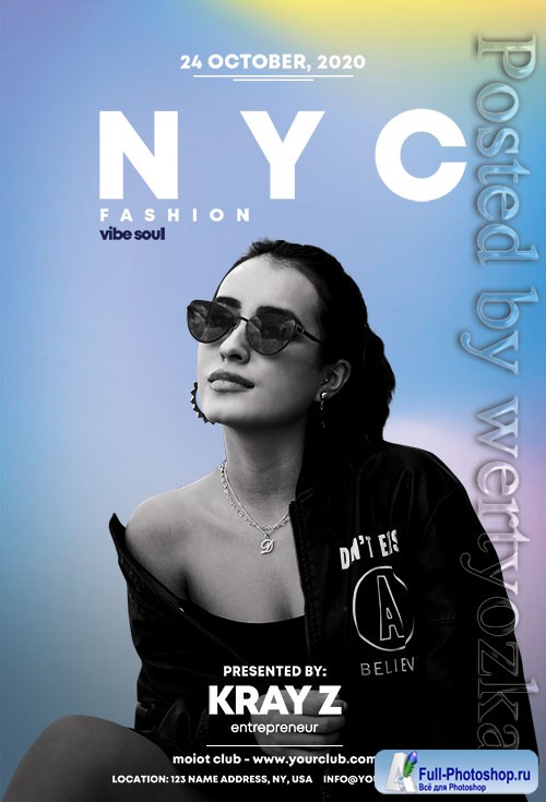 Nyc fashion - Premium flyer psd template