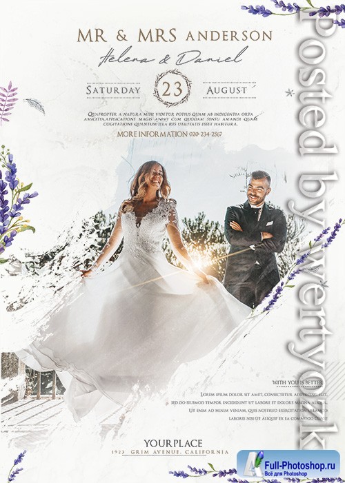 Wedding Agency - Premium flyer psd template