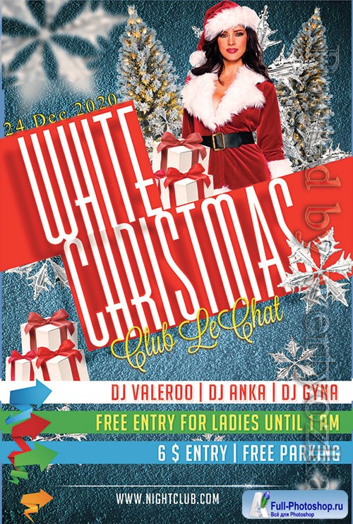 White Christmas - Premium flyer psd template