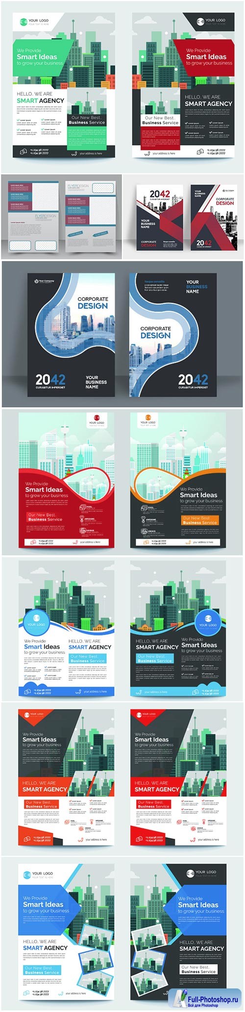 Corporate business vector template