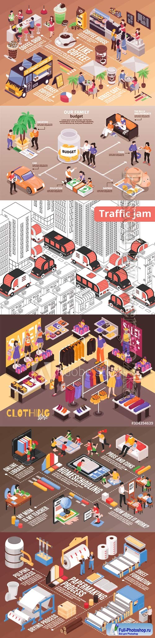 Flat isometric vector 3D concept illustration # 84