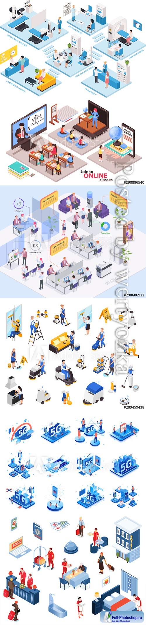 Flat isometric vector 3D concept illustration # 86