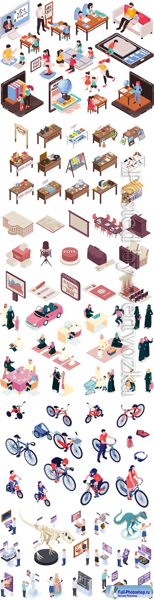 Flat isometric vector 3D concept illustration # 80