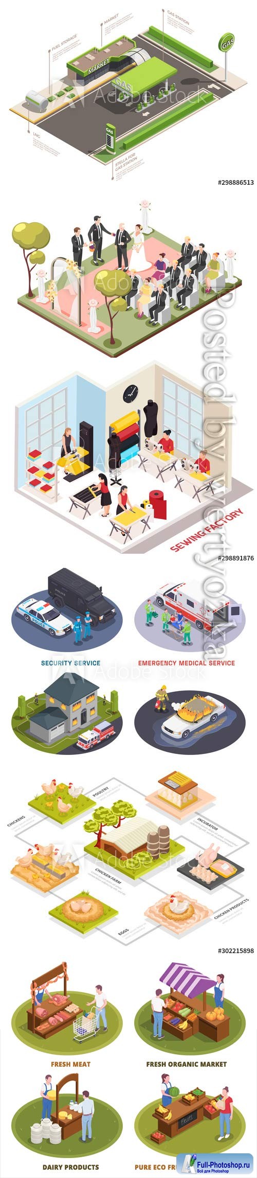 Flat isometric vector 3D concept illustration # 82