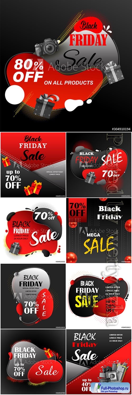 Black Friday Sale shopping offer and promotion background