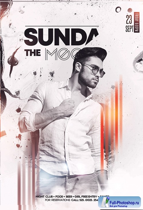 Sundays Vibe PSD Flyer Template