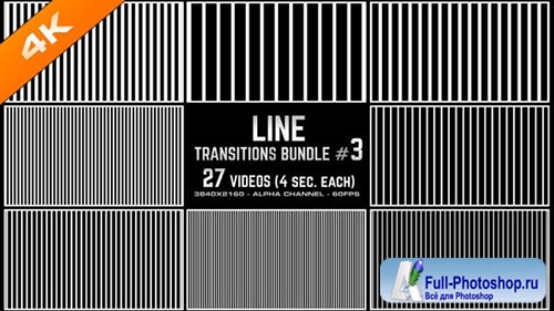 Videohive - Line Transitions Bundle 3 - 4K - 23652369