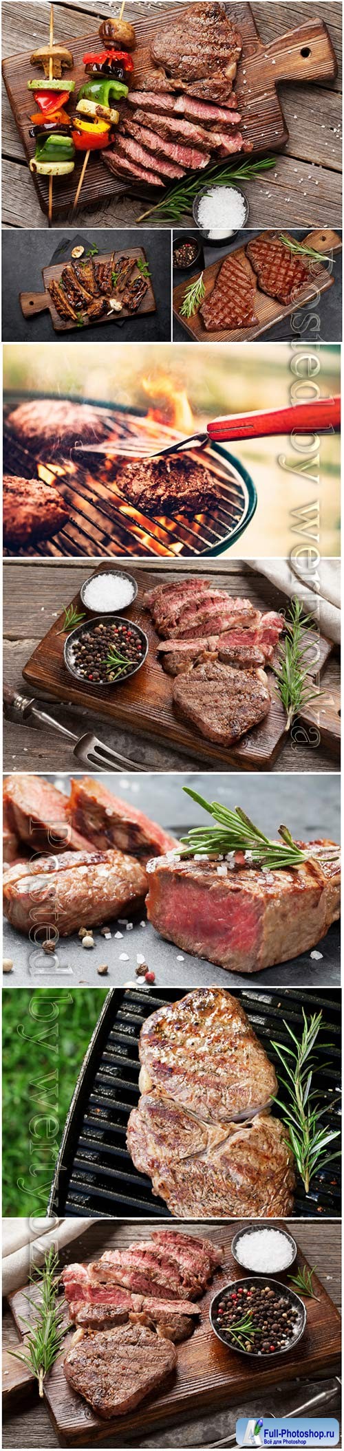Meat, barbecue stock photo