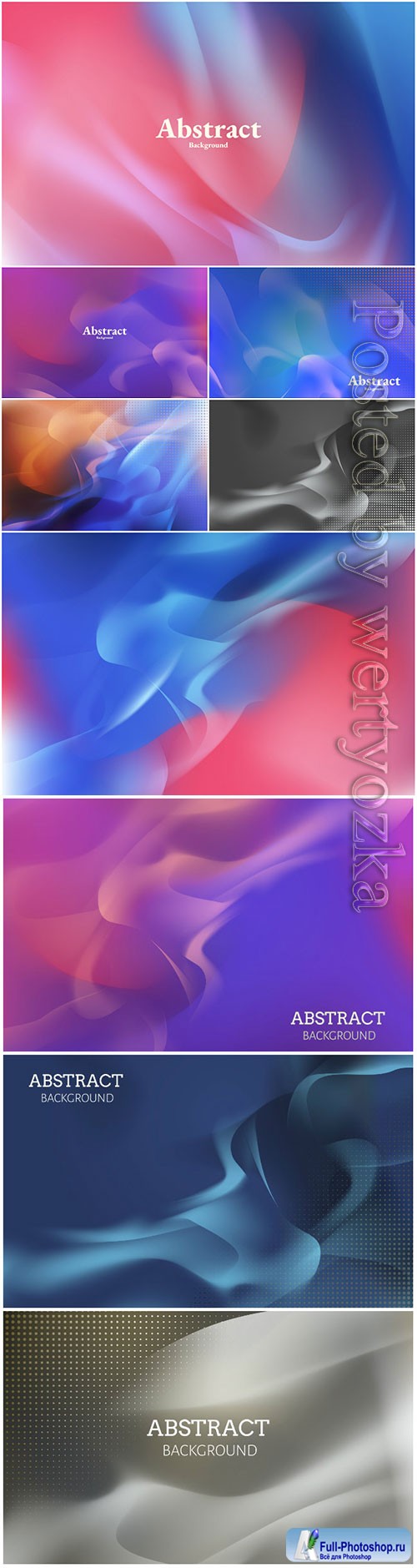 Abstract wavy vector background