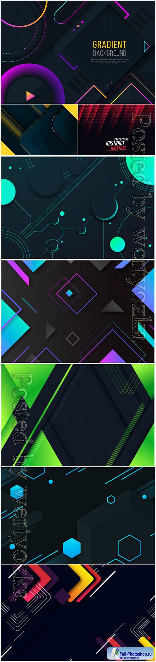 Luxury abstract backgrounds in vector # 6