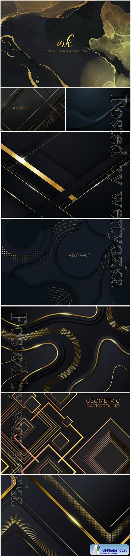 Luxury abstract backgrounds in vector # 5