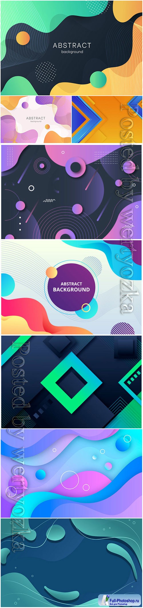 Luxury abstract backgrounds in vector # 3