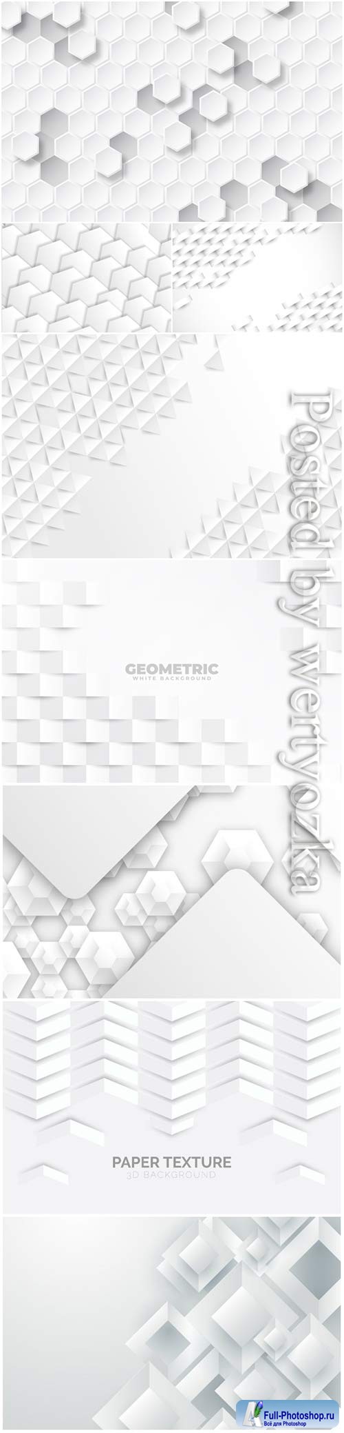 Abstract vector background, 3d models template # 2