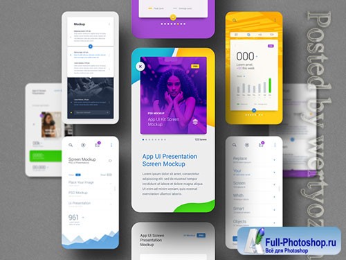 App Ui Screen Presentation Mockup