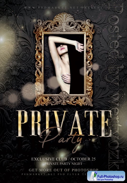 Private party - Premium flyer psd template