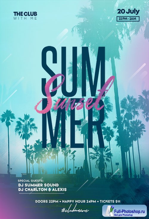 Days Of Summer - Premium flyer psd template