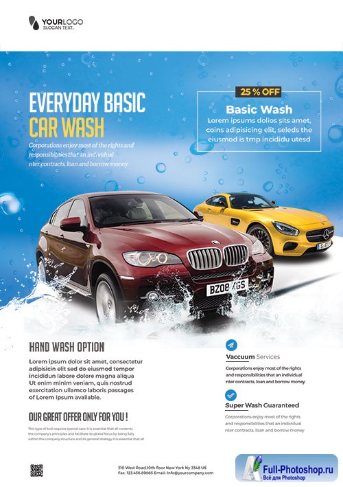 Car Wash - Premium flyer psd template