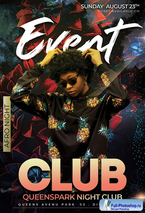 Club Event - Premium flyer psd template