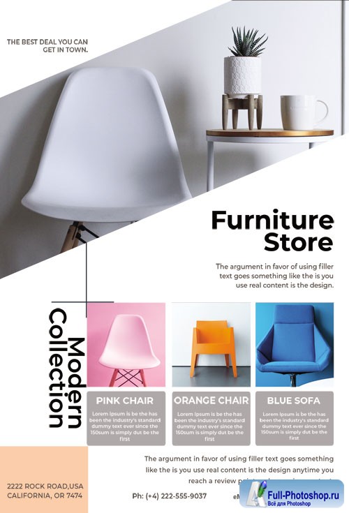 Furniture Store - Premium flyer psd template