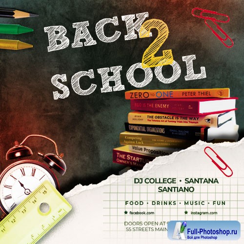 Back 2 School vol.2 - Premium flyer psd template