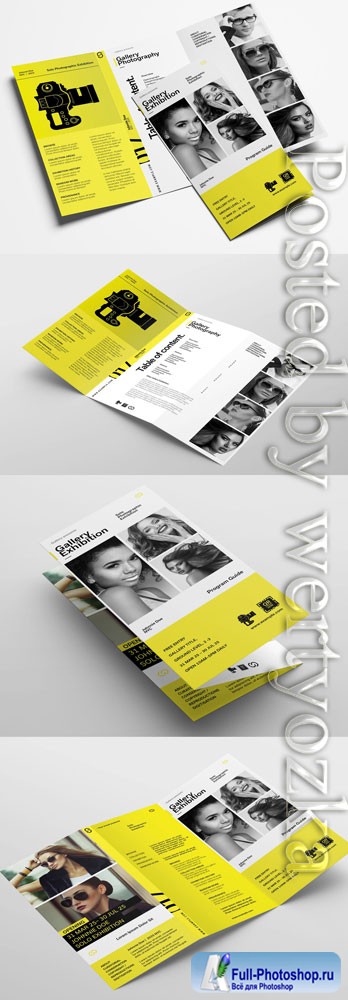 Brochure Layout for Photographers and Photography Exhibitions 323035753