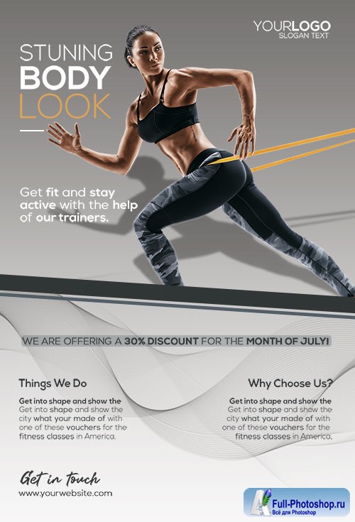 Creative Fitness - Premium flyer psd template