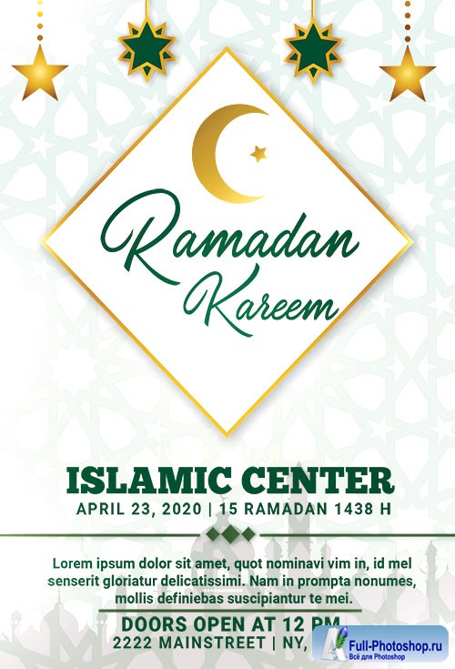 Ramadan Kareem vol - Premium flyer psd template