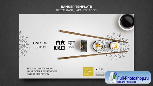 Make-up ollection of sushi templates for restaurant vol 12