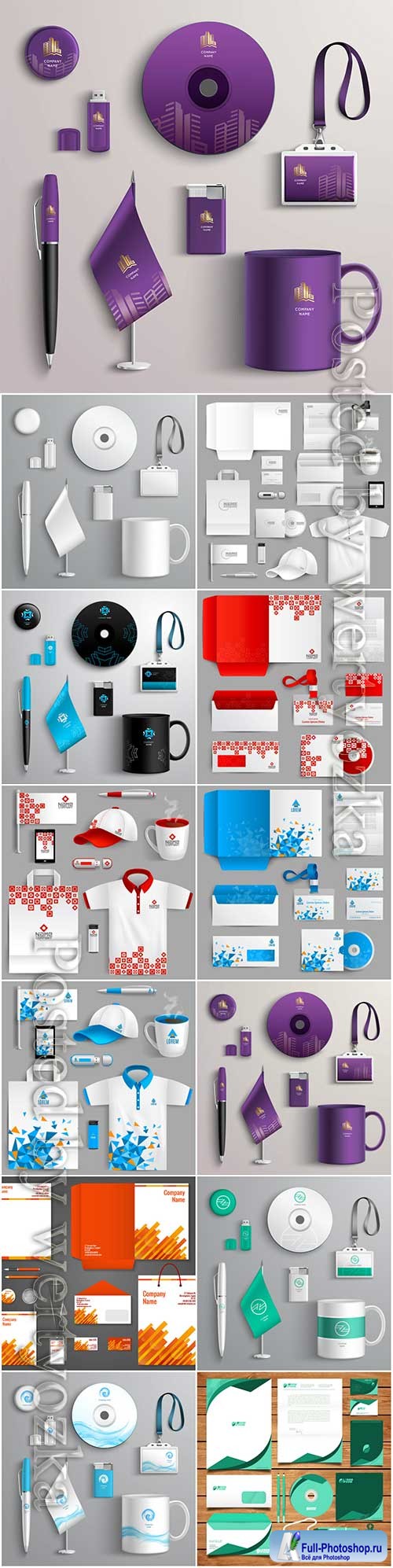 Corporate identity vector design