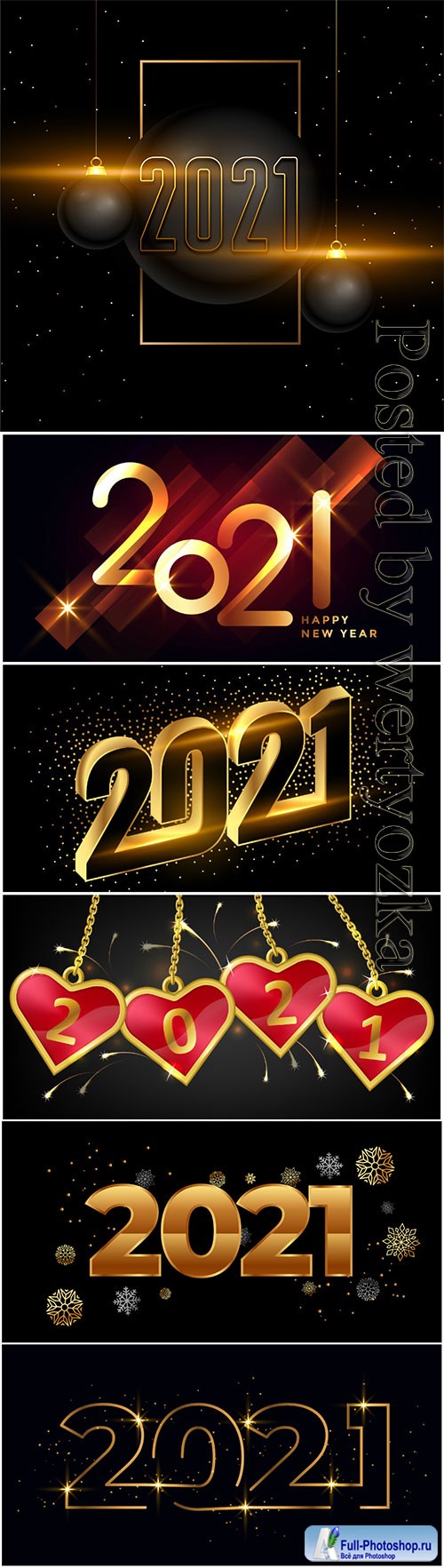 Happy new year luxury golden elegant text