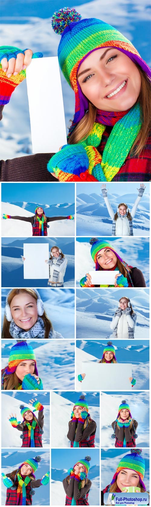 Winter vacation in the mountains stock photo 4
