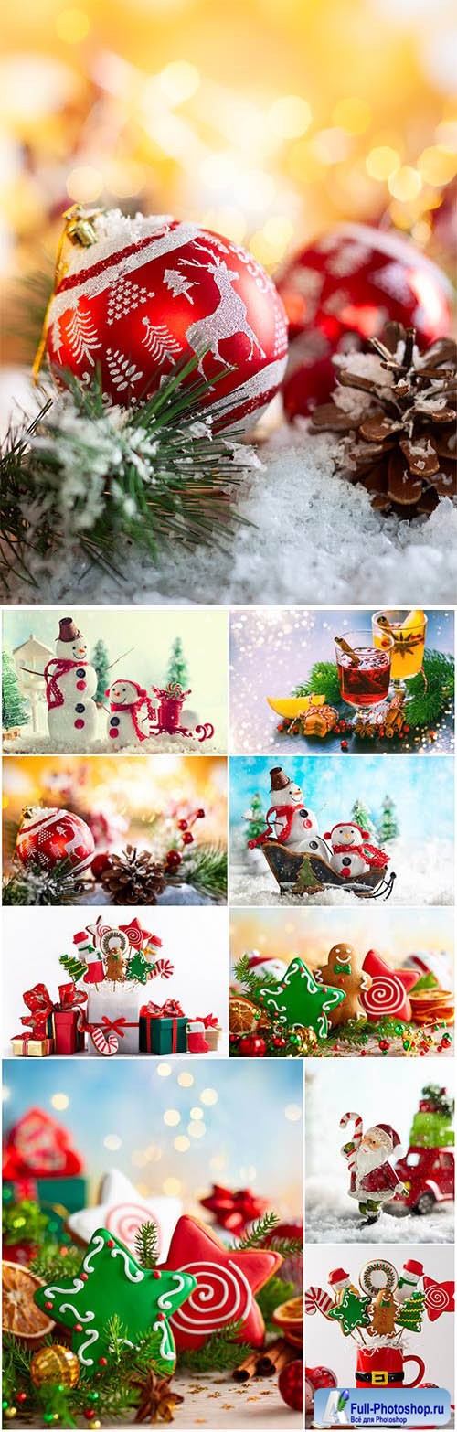 New Year and Christmas stock photos 87