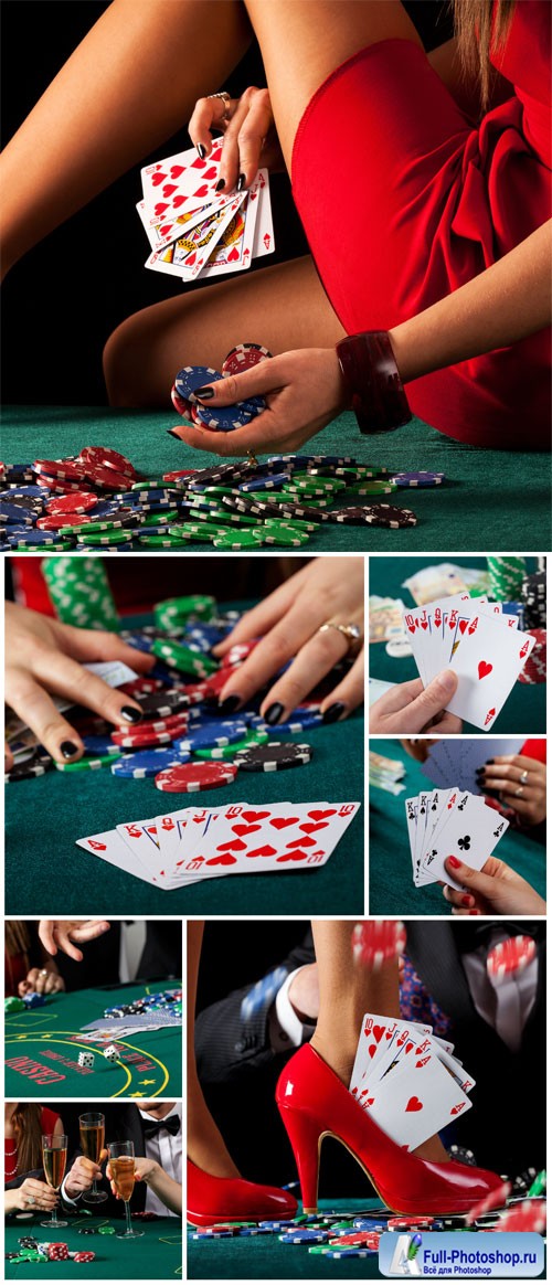 Gambling, casino, stock photo