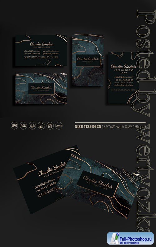 Luxury business card templates