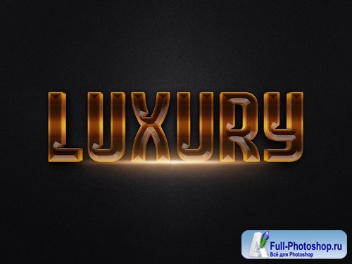 3D Gold Text Effect PSD Design Template vol 19