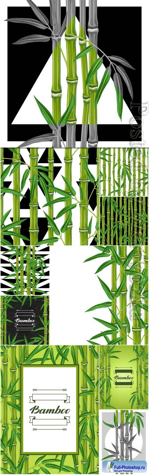 Bamboo in vector