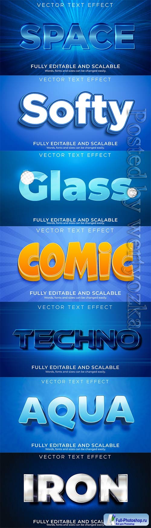 3d editable text style effect vector vol 372