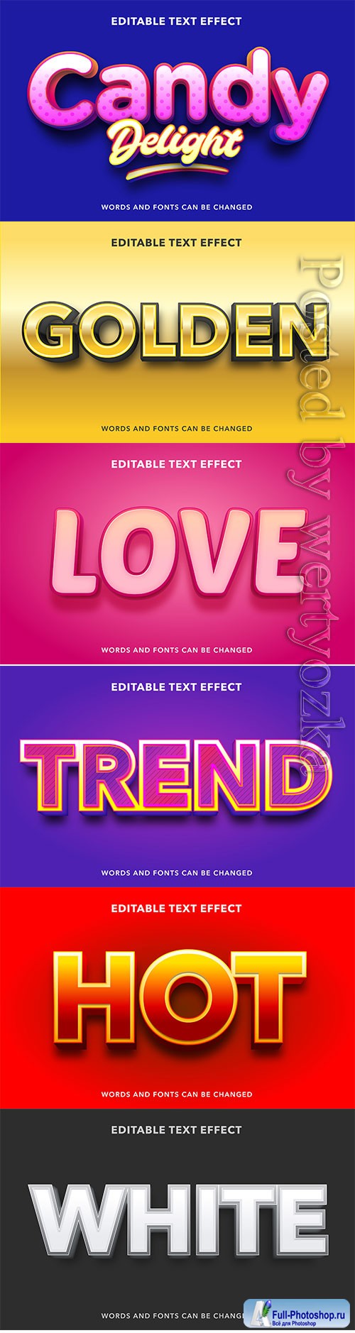 3d editable text style effect vector vol 383