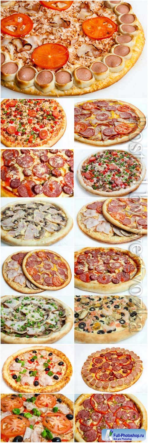 Various pizza stock photo