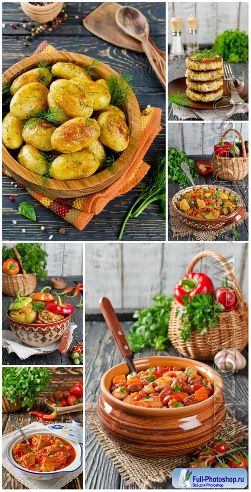 Russian cuisine stock photo
