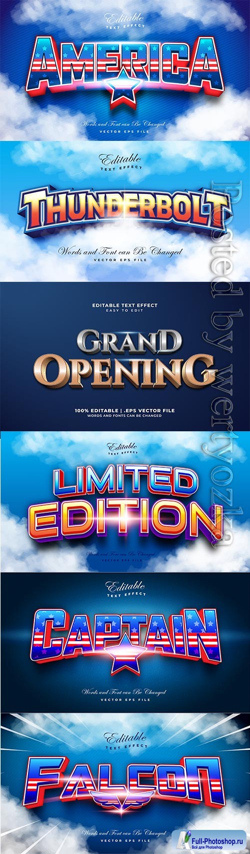 3d editable text style effect vector vol 393