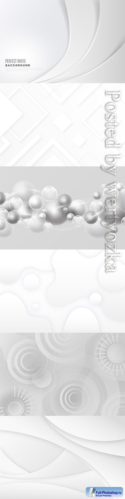 White abstract vector background