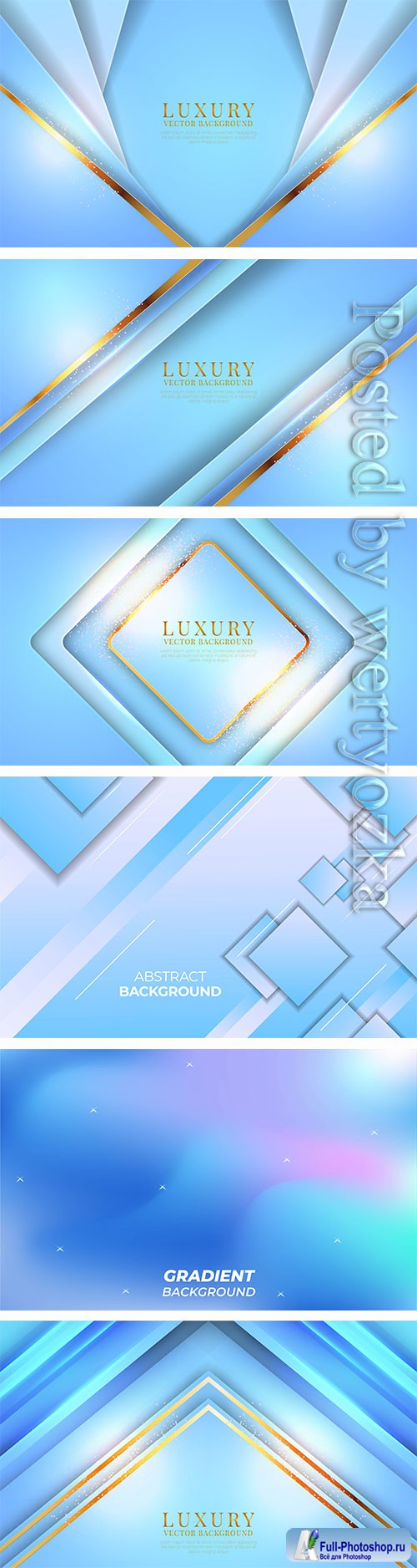 Bblue background with a blue and gold vector texture