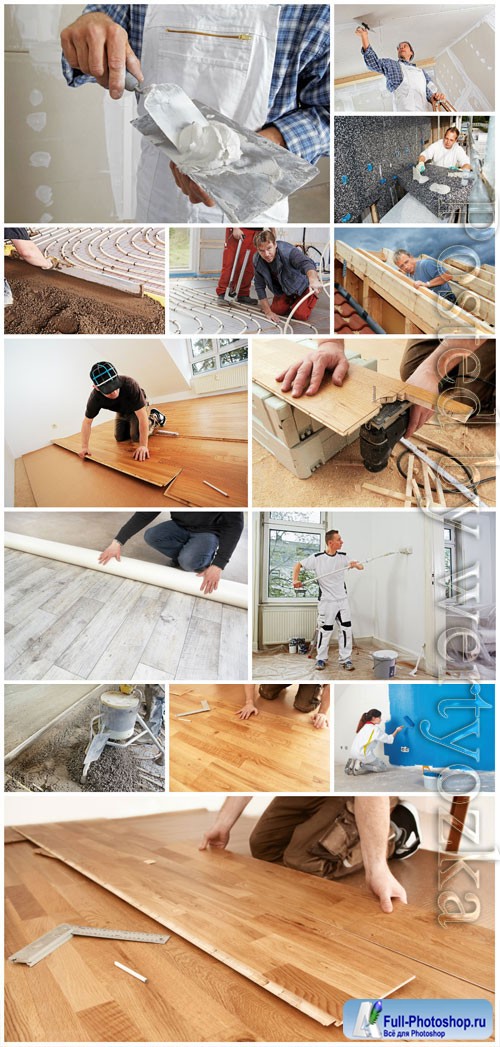 Apartment or house renovation stock photo