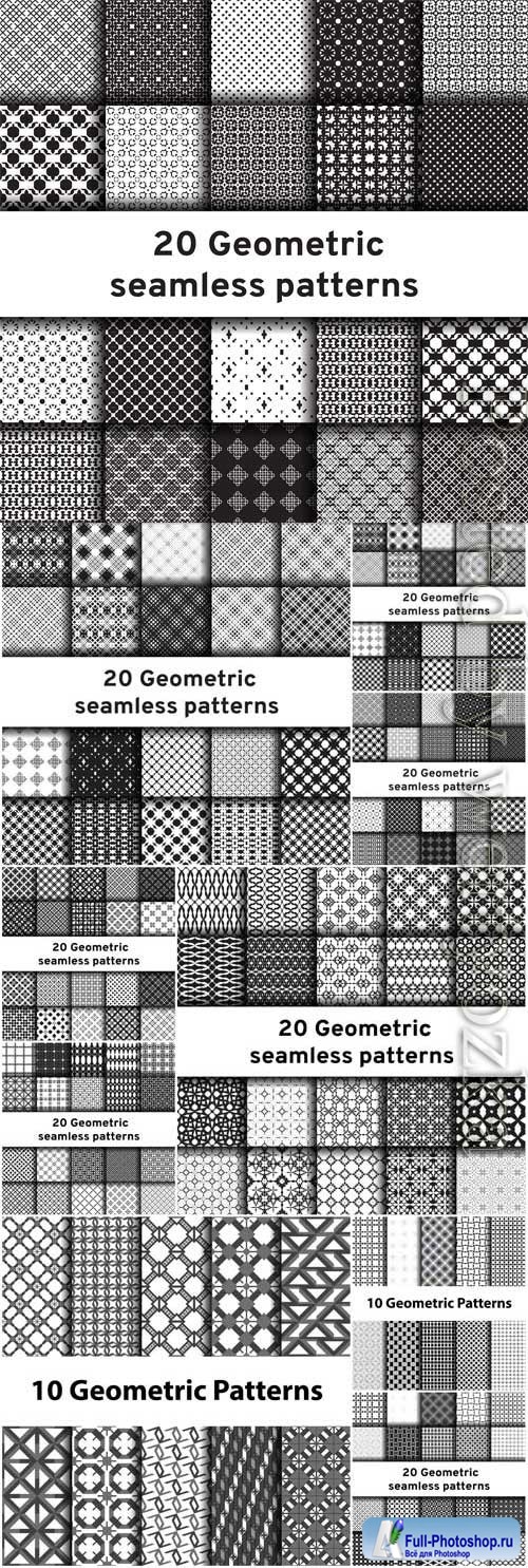 Seamless geometric texture in vector