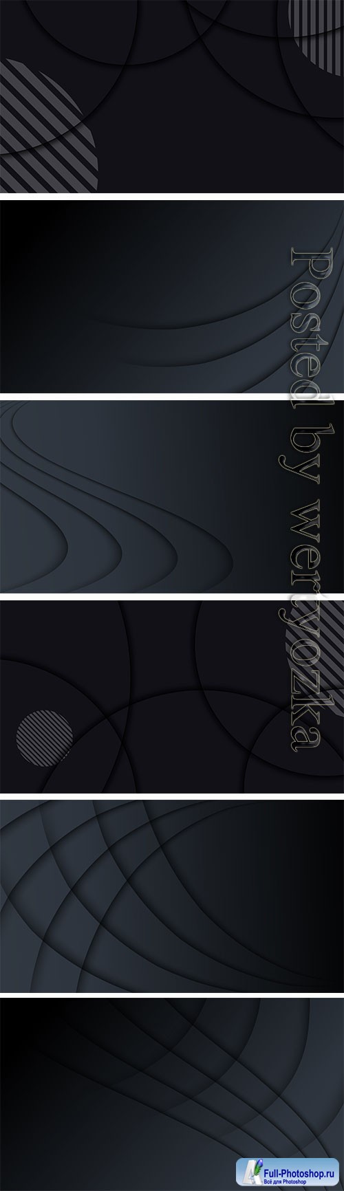 Modern abstract black vector background for presentatio