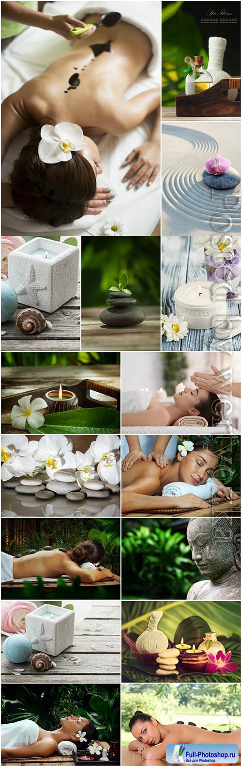 Health and relaxation concept, spa composition stock photo