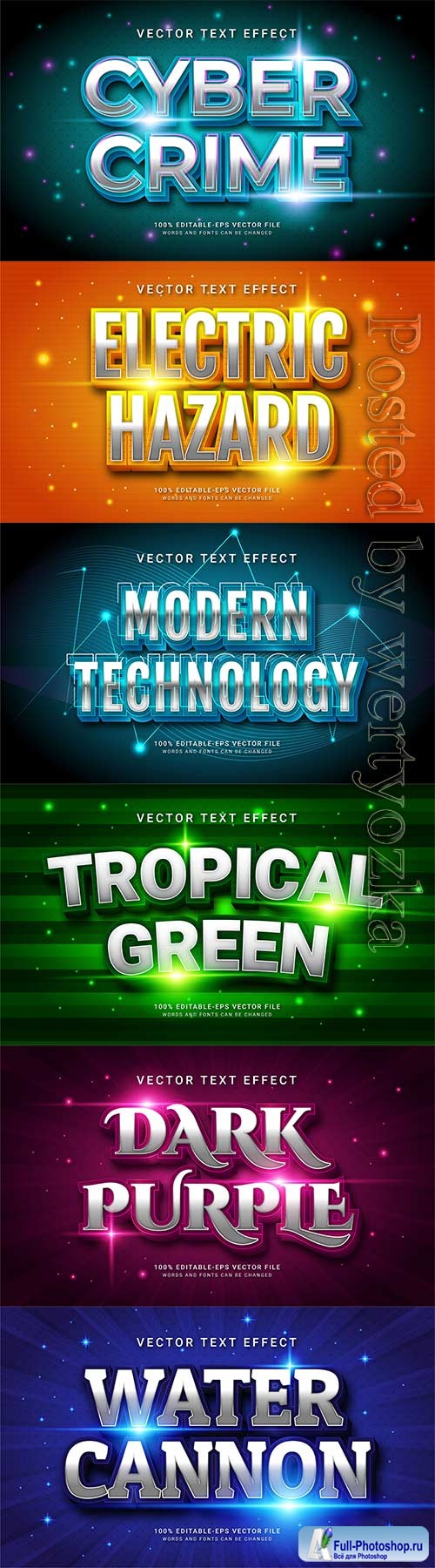 3d editable text style effect vector vol 611