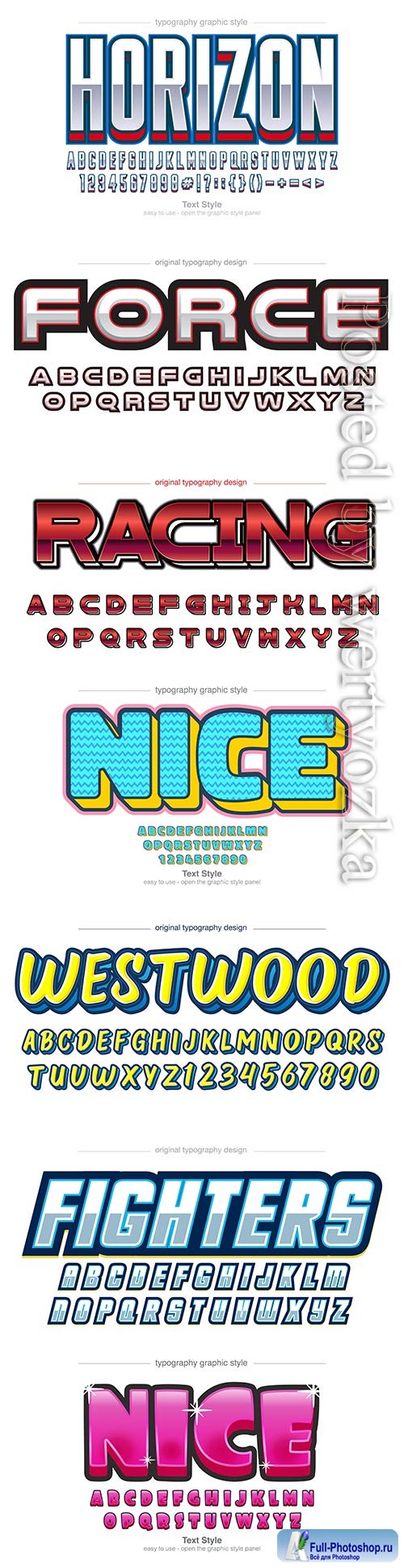 3d editable text style effect vector vol 657